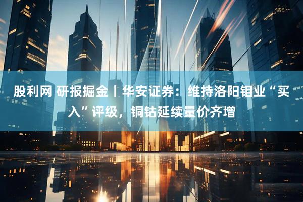 股利网 研报掘金丨华安证券：维持洛阳钼业“买入”评级，铜钴延续量价齐增